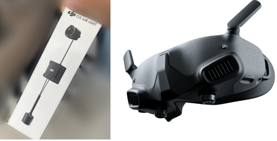 Neue DJI Lecks enthüllen die O3 Air Unit für FPV Drohnen, Goggles Lite