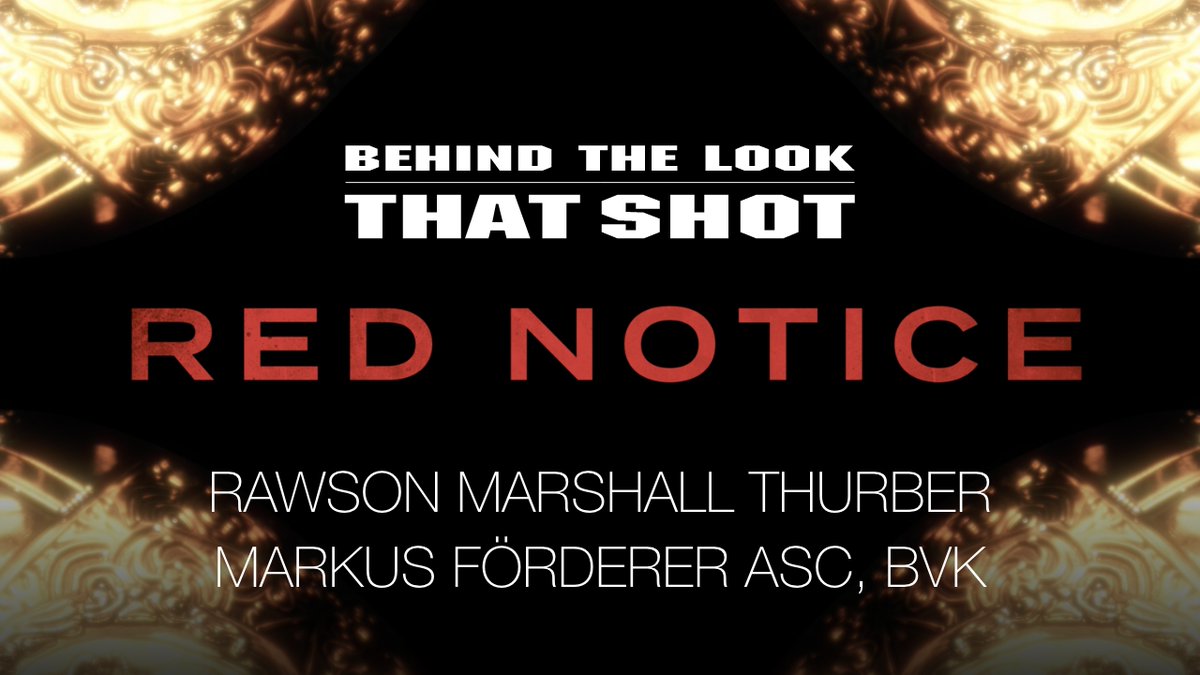 "That Shot" I Rawson Marshall Thurber & Markus Förderer ASC, BVK über den Film "Red Notice" und JohnnyFPV