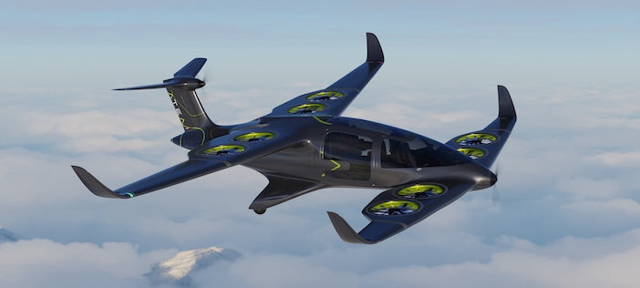 Das französische Startup Ascendance enthüllt Tandem Flügel Design für Atea Air Taxi