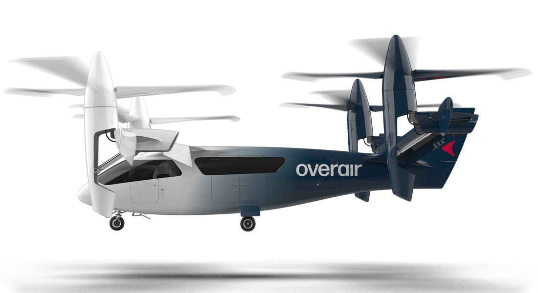 Neue Overair Infusionskraftstoffe im Wert von 145 Millionen US Dollar, um den eVTOL Prototyp im Jahr 2023 zu testen