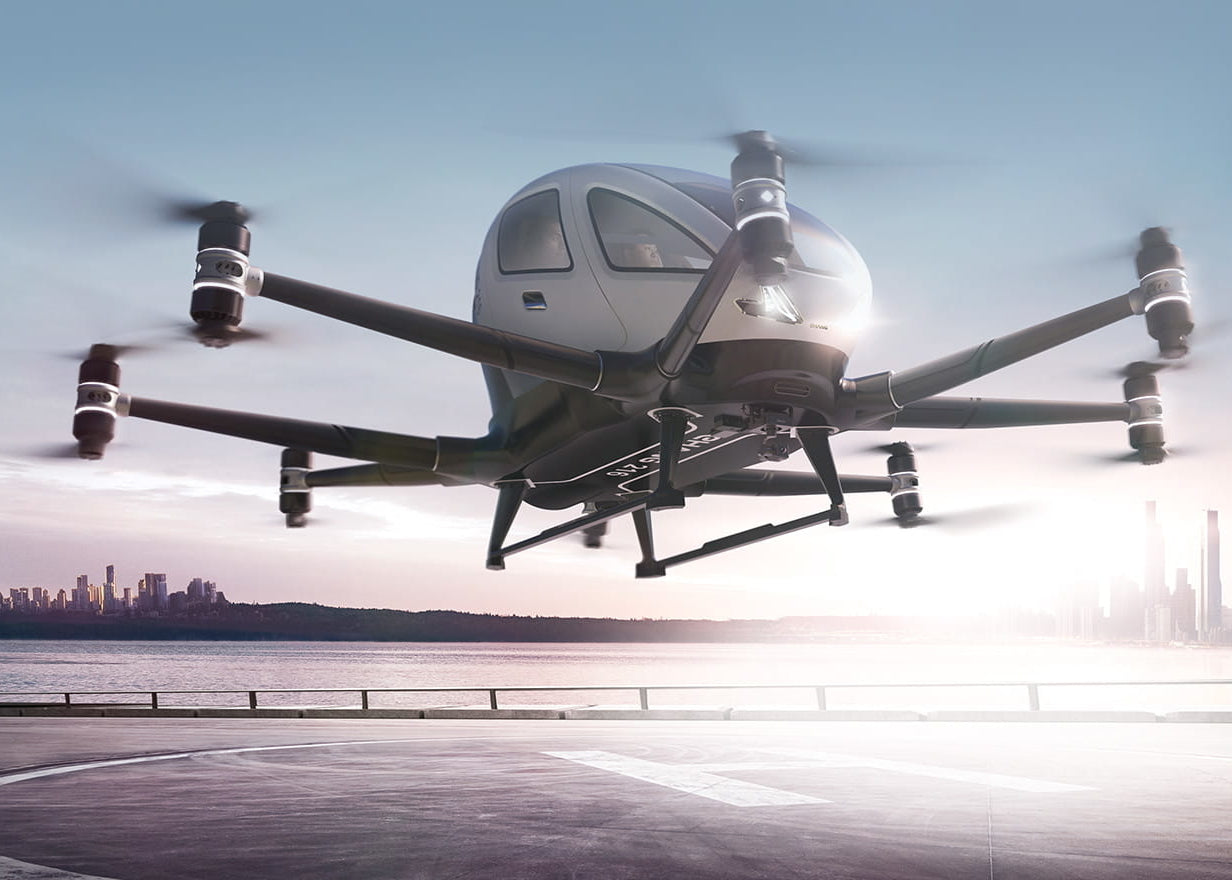 EHang strebt „in den nächsten Monaten“ eine eVTOL Zertifizierung in China an, sagen Führungskräfte