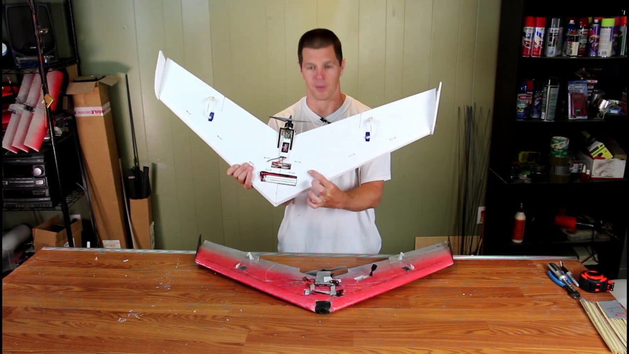 Tutorial und Pläne für Foamboard Spec Wings