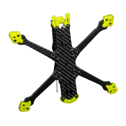 Foxeer Aura 6" Vista/Analog Freestyle Rahmen T700 Carbon grau