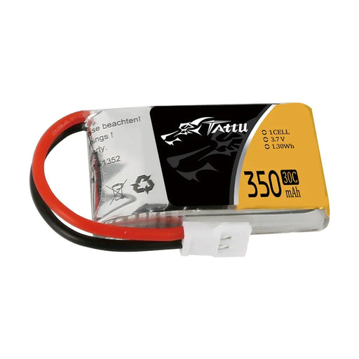 Tattu 350mAh 3.7V 30C 1S1P Lipo Akkupack mit Molex Stecker (1 Stück/Packung)   LiPo24.de