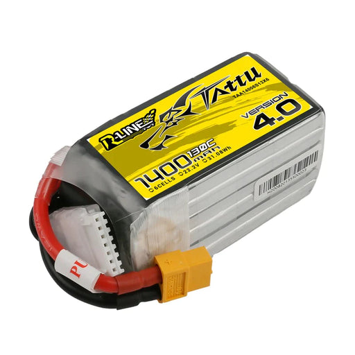 Tattu R Line Version 4.0 1400mAh 22.2V 130C 6S1P Lipo Akku mit XT60 Stecker   LiPo24.de