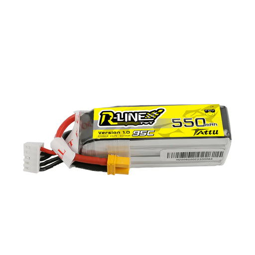 Tattu R Line 550mAh 14.8V 4S1P 95C Lipo Akku mit XT30   LiPo24.de