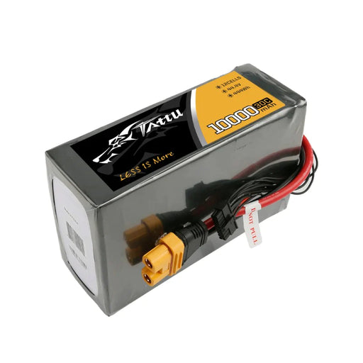 Tattu 10000mAh 44,4V 30C 12S1P Lipo Akkupack mit AS150U Stecker   LiPo24.de