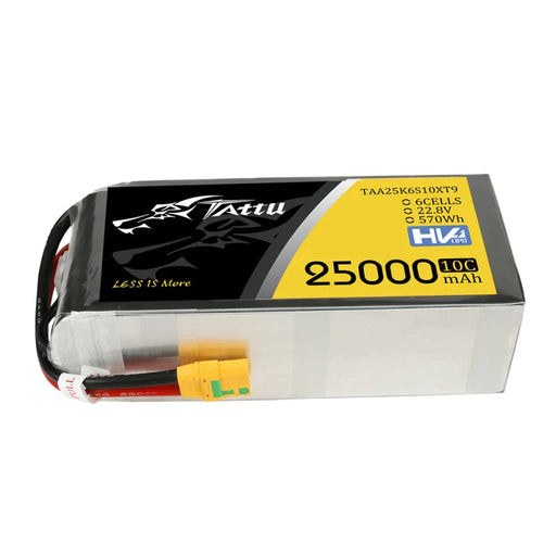 Tattu 25000 mAh 22,8 V 10 C 6S1P Lipo Akku mit XT90 S   LiPo24.de