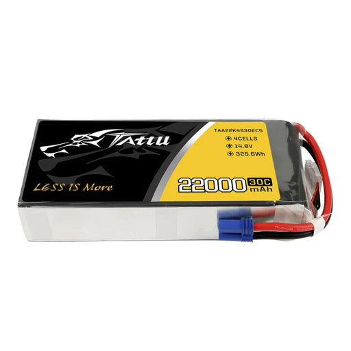 Tattu 22000mAh 14,8V 30C 4S1P Lipo Akkupack mit EC5   LiPo24.de