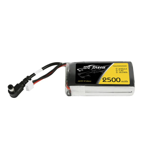 Tattu 2500mAh 2S 7.4V Ersatz Lipo Akku mit DC5,5mm Stecker für Fatshark Goggles   LiPo24.de