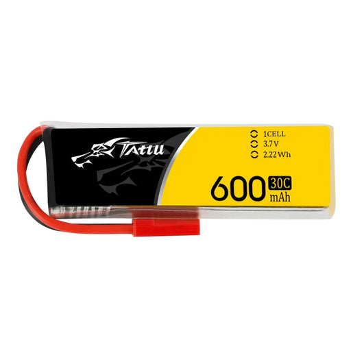 Tattu 600mAh 3.7V 30C 1S1P Lipo Akku mit Molex Stecker (1 Stück/Packung)   LiPo24.de