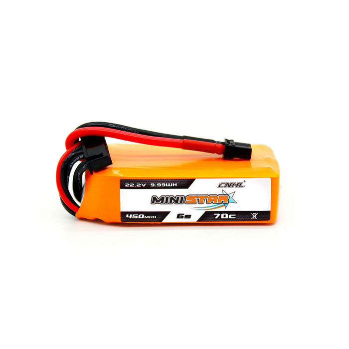 CNHL MiniStar 450mAh 22,2V 6S 70C Lipo Akku mit XT30U LiPo24.de