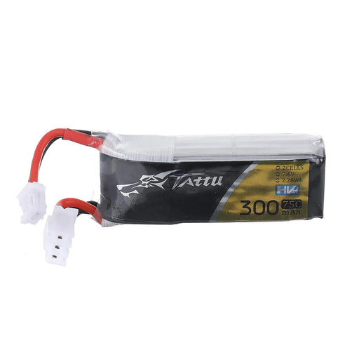 Tattu 300mAh 2S 75C 7.6V Lipo Akku   LiPo24.de