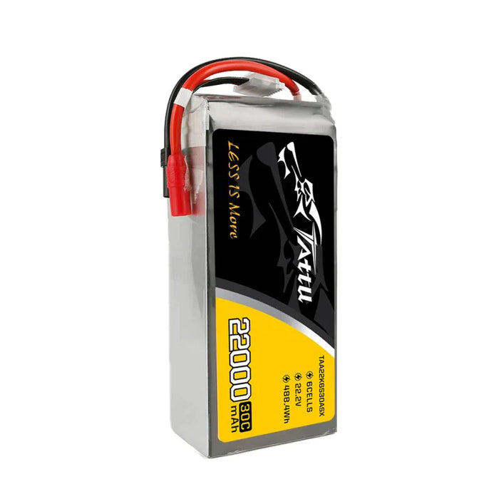 Tattu 22000mAh 22,2V 30C 6S1P Lipo Akkupack mit AS150+XT150 Stecker   LiPo24.de