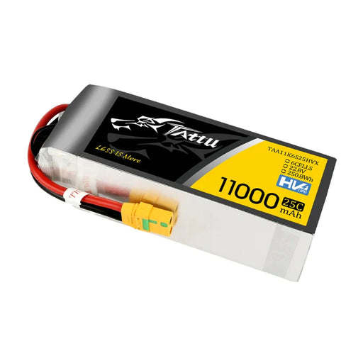 Tattu 11000 mAh 22,8 V HV 25 C 6S1P Lipo Akkupack mit XT90 S Stecker   LiPo24.de