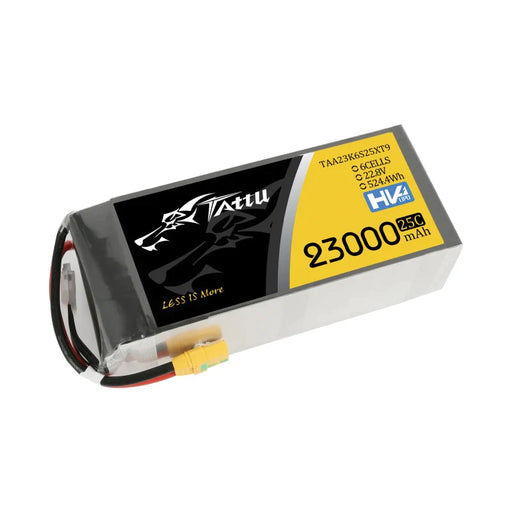 Tattu 23000 mAh 22,8 V 25 C 6S1P Lipo Akku mit XT150 + AS150   LiPo24.de