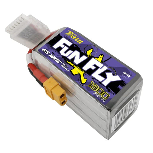 Tattu Funfly Serie 1300mAh 22.2V 100C 6S1P Lipo Akku mit XT60 Stecker   LiPo24.de