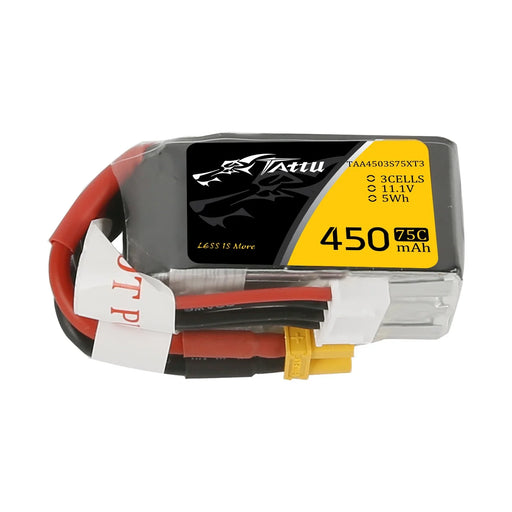 Tattu 450mAh 3S1P 11.1V 75C Lipo Akku mit XT30   LiPo24.de