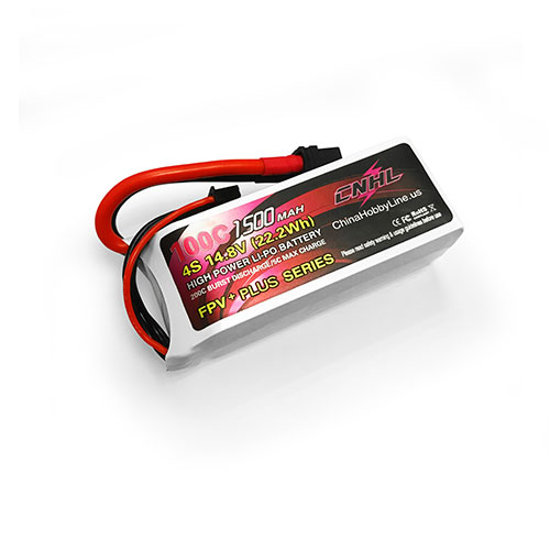 CNHL G+Plus 1500mAh 14.8V 4S 70C Lipo Battery with XT60 Plug LiPo24.de