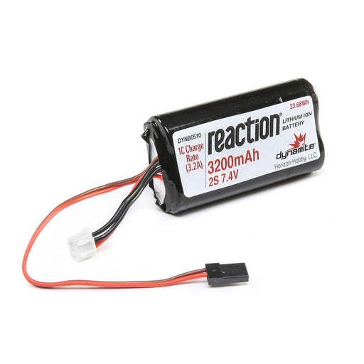 Spektrum 7,4 V 3200 mAh 2S Reaction Li Ion Empfängerakku: Universalempfänger   LiPo24.de