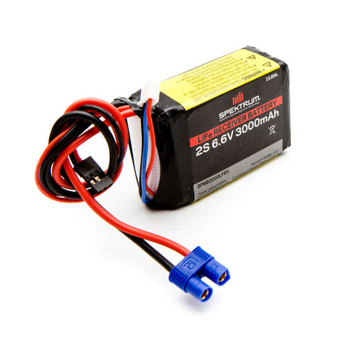 Spektrum 6,6 V 3000 mAh 2S LiFe Empfängerakku: Universalempfänger, EC3   LiPo24.de