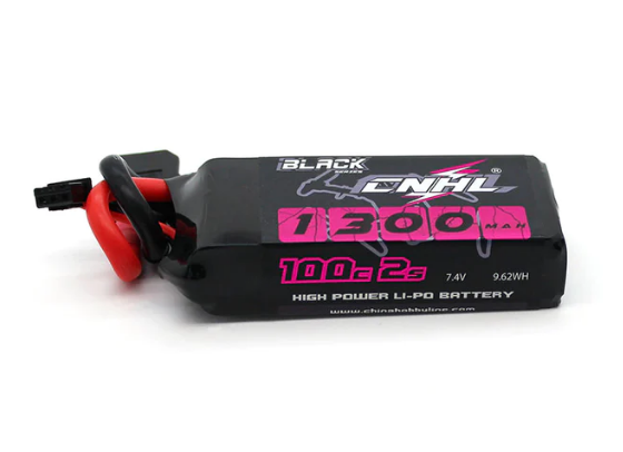 CNHL Black Series 1300mAh 7,4V 2S 100C Lipo Akku mit XT60 Stecker LiPo24.de