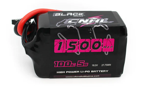CNHL Black Series 1500mAh 5S 18,5V 100C Lipo Akku mit XT60 Stecker LiPo24.de