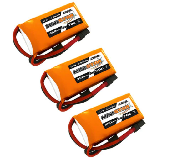 CNHL MiniStar 350mAh 11,1V 3S 70C Lipo Akku mit XT30U (3 St.) LiPo24.de