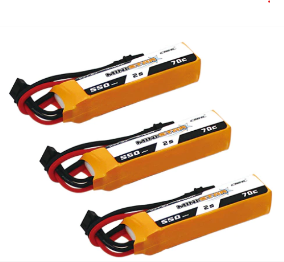 CNHL LiHV MiniStar HV 550mAh 7,6V 2S 70C Lipo Akku mit XT30U (3 St.) LiPo24.de