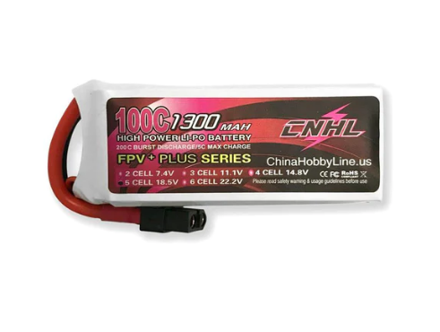 CNHL G+Plus 1300mAh 18,5V 5S 100C Lipo Akku mit XT60 Stecker LiPo24.de