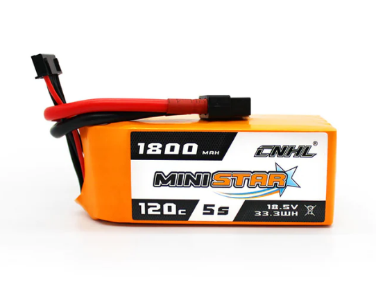 CNHL MiniStar 1800mAh 18,5V 5S 120C Lipo Akku mit XT60 Stecker LiPo24.de