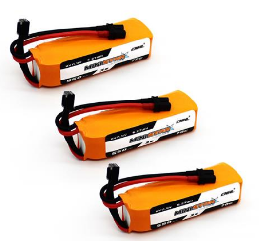 CNHL MiniStar HV 550mAh 11,4V 3s 70c Lipo Akku mit XT30U (3 St.) LiPo24.de