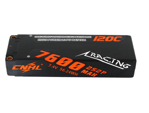CNHL Racing Series 7600mAh 7,4V 2S 120C Hartschalen Lipo Akku mit T/Dean Stecker LiPo24.de