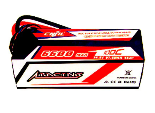 CNHL Racing Series 6600mAh 14,8V 4S 100C Hartschalen Lipo Akku mit T/Dean Stecker LiPo24.de