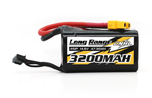 CNHL 18650 DLG 4S1P 3200mAh 14,8V 3C Li Ion Long Range Pack XT60 Stecker LiPo24.de