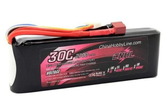 CNHL 2700mAh 14,8V 4S 30C Lipo Akku mit T/Dean Stecker LiPo24.de