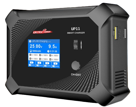 Ultra Power UP11 600 W Intelligentes Balance Ladegerät mit vier Kanälen