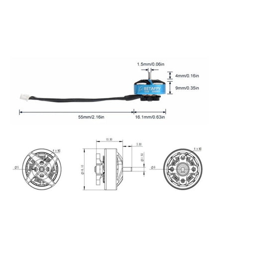 betafpv 1204 5000kv fpv racing motor 4 st_2