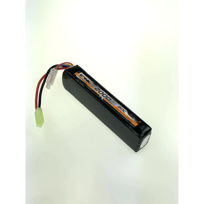 Bonka Airsoft Lipo Akku 2000mAh 3S 11,1V 20C 1 Mini Tamiya LiPo24.de