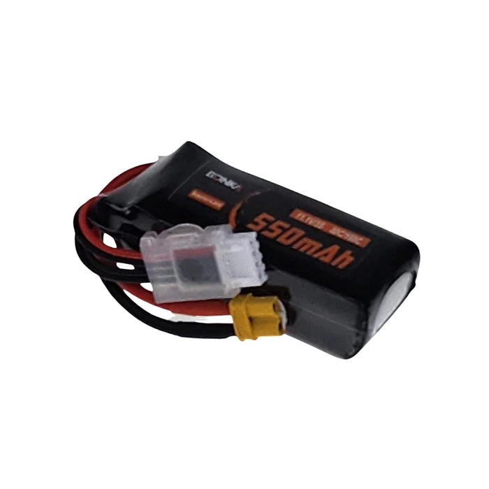 Bonka Lipo Akku 550mAh 11,1V 3S 80C/160C FPV Parcour XT30 LiPo24.de