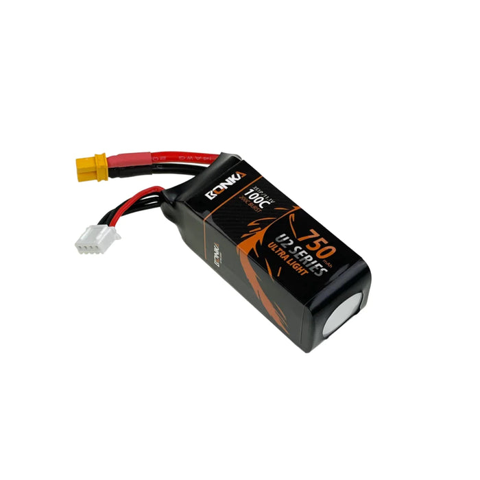 Bonka Lipo Akku 750mAh 11,1V 100C/200C XT30 Goosky S2/OMP Hobby M2 Evo LiPo24.de
