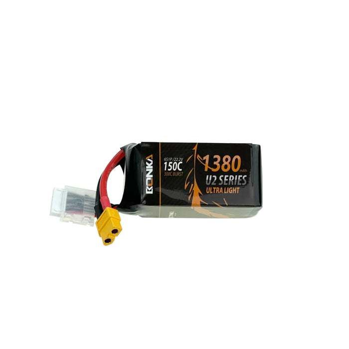 Bonka Lipo Akku1380mAh 22,2V 150C/300C FPV XT60 LiPo24.de
