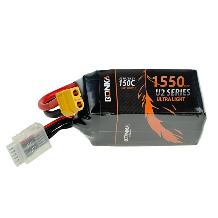 Bonka Lipo Akku1550mAh 18,5V 150C/300C FPV XT60 LiPo24.de