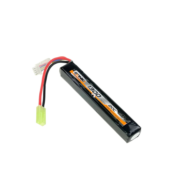 Bonka Softair Lipo Akku 1300mAh 3S 11,1V 20C 1 Mini Tamiya LiPo24.de