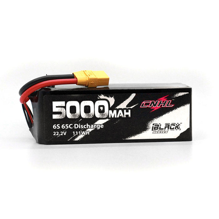 CNHL Black Series 5000mAh 22,2V 6S 65C Lipo Akku mit EC5 Stecker LiPo24.de