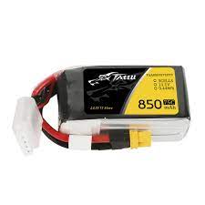 Tattu 850mAh 11.1V 75C 3S1P Lipo Akku mit XT30 Stecker   LiPo24.de