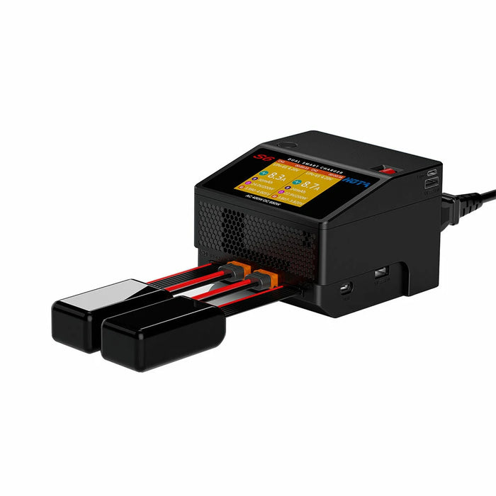 HOTA S6 AC 400W DC 325W*2 15A*2 Dual Channel LiPo 1 6S