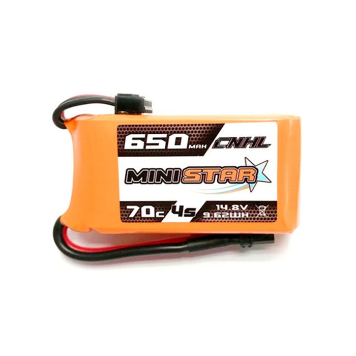 CNHL MiniStar 650mAh 14,8V 4S 70C Lipo Akku mit XT30U (2 St.) LiPo24.de