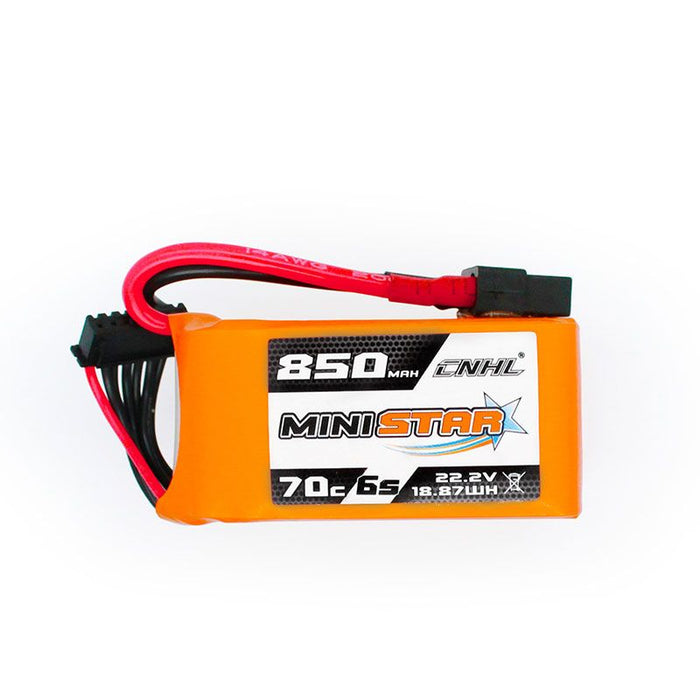 CNHL MiniStar 850mAh 22,2V 6S 70C Lipo Akku mit XT60 Stecker LiPo24.de
