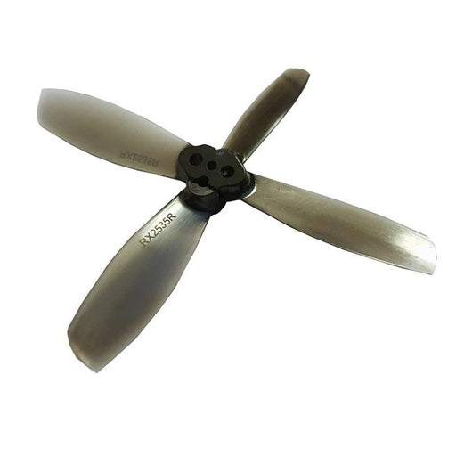 rotorx rx2535 quad blade prop smokey black 8xcw 8xccw